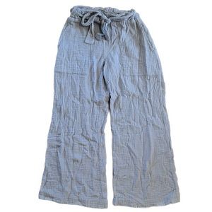 Light Blue Loose Fit Pants